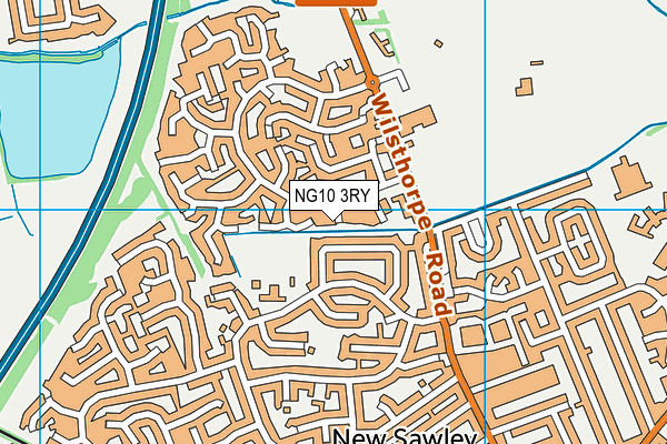 NG10 3RY map - OS VectorMap District (Ordnance Survey)