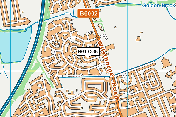 NG10 3SB map - OS VectorMap District (Ordnance Survey)