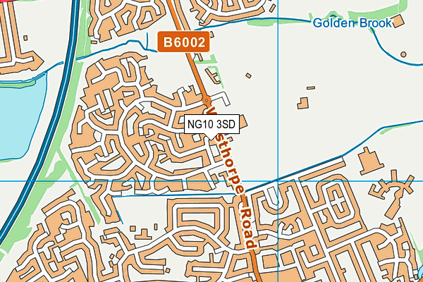 NG10 3SD map - OS VectorMap District (Ordnance Survey)