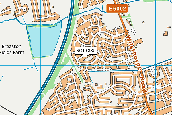 NG10 3SU map - OS VectorMap District (Ordnance Survey)