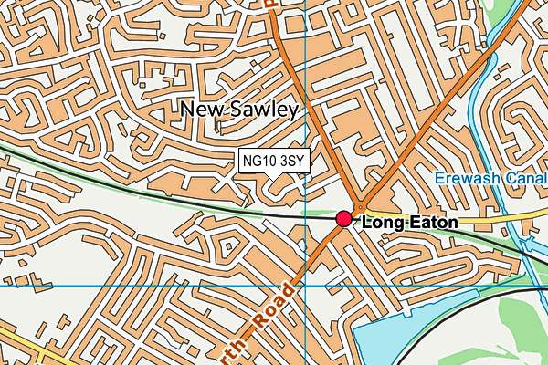 NG10 3SY map - OS VectorMap District (Ordnance Survey)