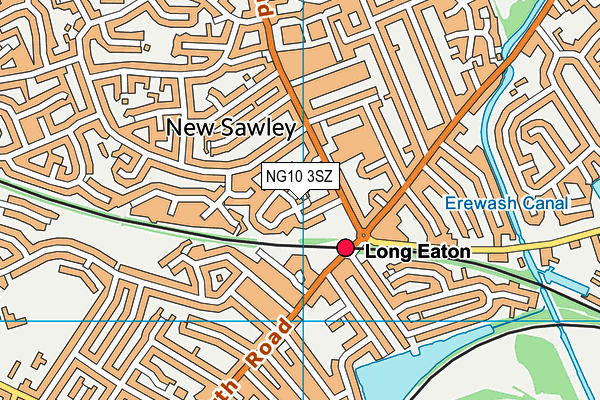 NG10 3SZ map - OS VectorMap District (Ordnance Survey)