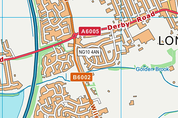 NG10 4AN map - OS VectorMap District (Ordnance Survey)