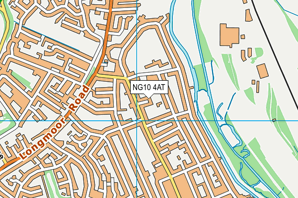 NG10 4AT map - OS VectorMap District (Ordnance Survey)