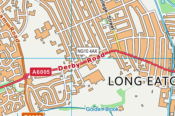 NG10 4AX map - OS VectorMap District (Ordnance Survey)