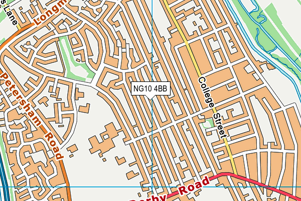 NG10 4BB map - OS VectorMap District (Ordnance Survey)