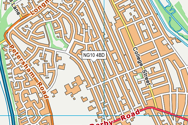 NG10 4BD map - OS VectorMap District (Ordnance Survey)