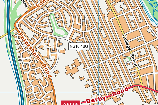 NG10 4BQ map - OS VectorMap District (Ordnance Survey)