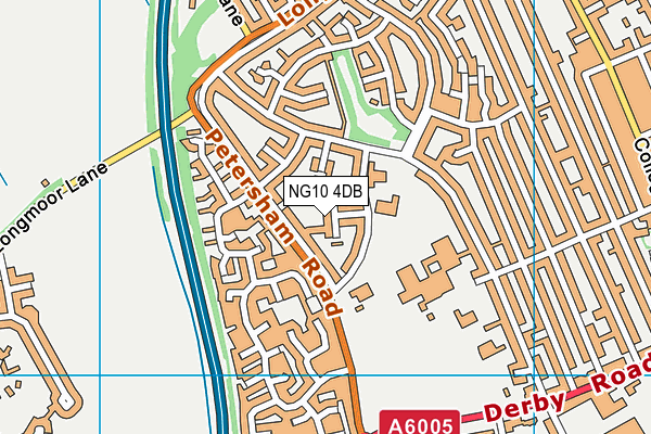 NG10 4DB map - OS VectorMap District (Ordnance Survey)