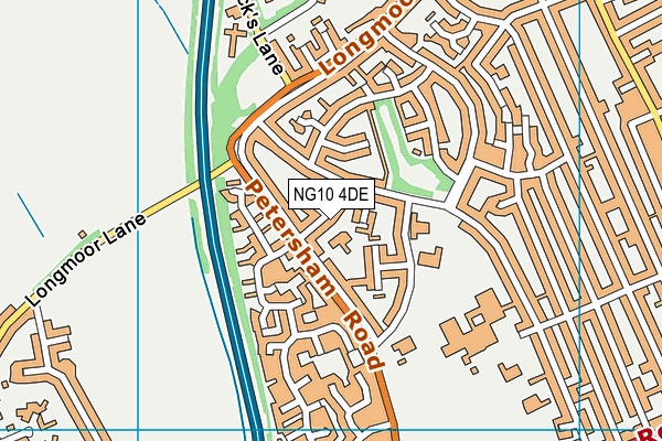 NG10 4DE map - OS VectorMap District (Ordnance Survey)