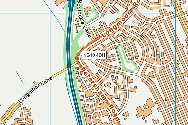 NG10 4DH map - OS VectorMap District (Ordnance Survey)