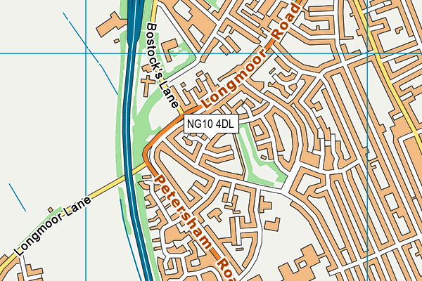 NG10 4DL map - OS VectorMap District (Ordnance Survey)