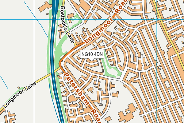 NG10 4DN map - OS VectorMap District (Ordnance Survey)