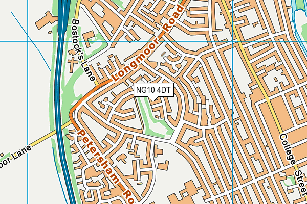 NG10 4DT map - OS VectorMap District (Ordnance Survey)