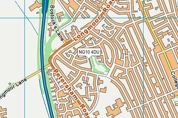 NG10 4DU map - OS VectorMap District (Ordnance Survey)