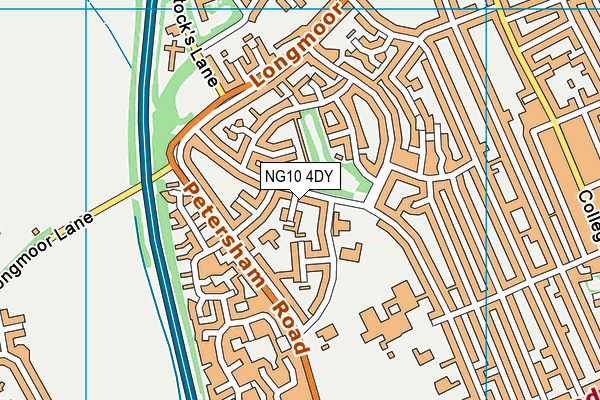 NG10 4DY map - OS VectorMap District (Ordnance Survey)