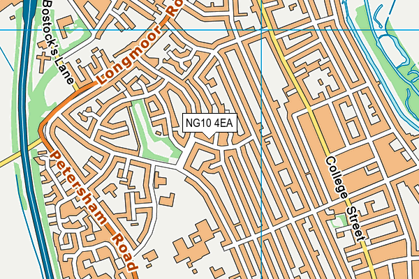 NG10 4EA map - OS VectorMap District (Ordnance Survey)