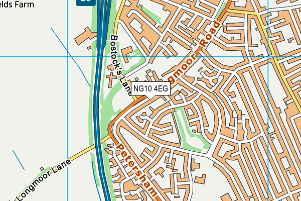 NG10 4EG map - OS VectorMap District (Ordnance Survey)