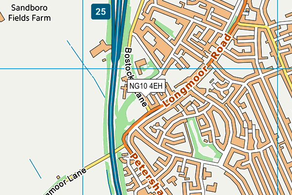 NG10 4EH map - OS VectorMap District (Ordnance Survey)