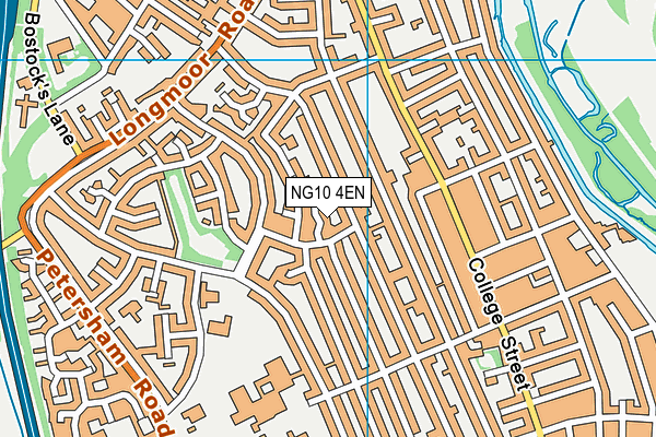 NG10 4EN map - OS VectorMap District (Ordnance Survey)