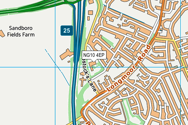 NG10 4EP map - OS VectorMap District (Ordnance Survey)