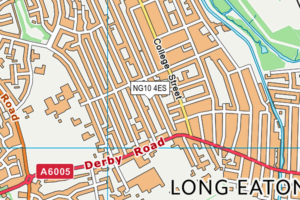 NG10 4ES map - OS VectorMap District (Ordnance Survey)