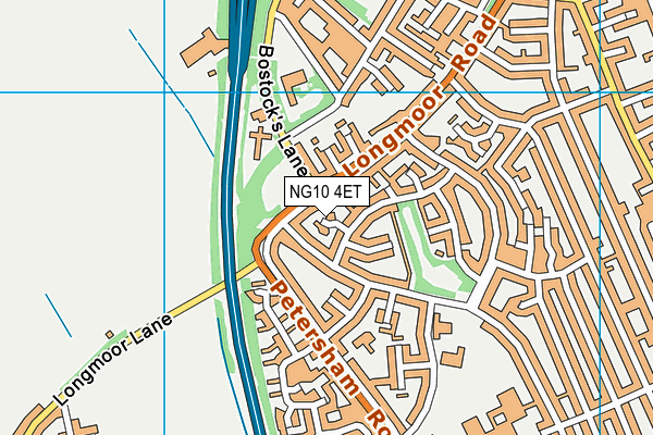 NG10 4ET map - OS VectorMap District (Ordnance Survey)