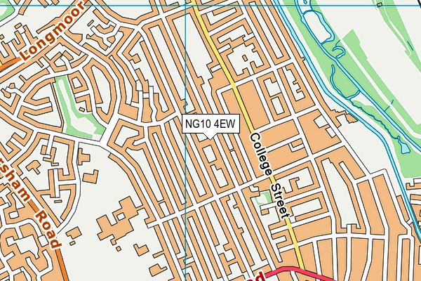 NG10 4EW map - OS VectorMap District (Ordnance Survey)