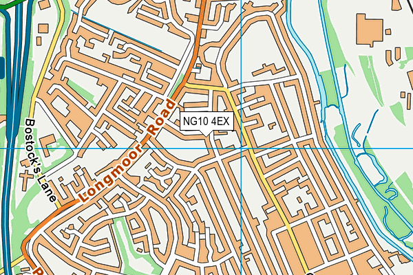 NG10 4EX map - OS VectorMap District (Ordnance Survey)