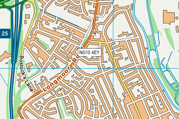 NG10 4EY map - OS VectorMap District (Ordnance Survey)