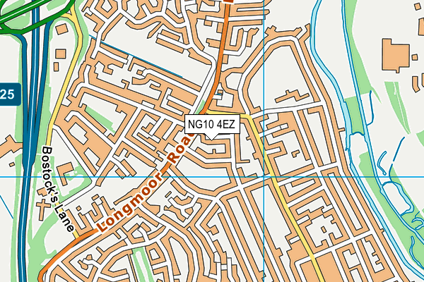 NG10 4EZ map - OS VectorMap District (Ordnance Survey)