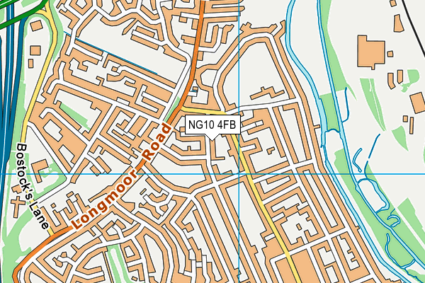 NG10 4FB map - OS VectorMap District (Ordnance Survey)