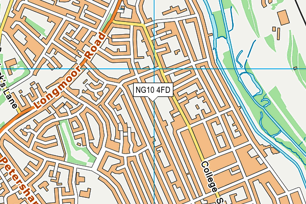 NG10 4FD map - OS VectorMap District (Ordnance Survey)