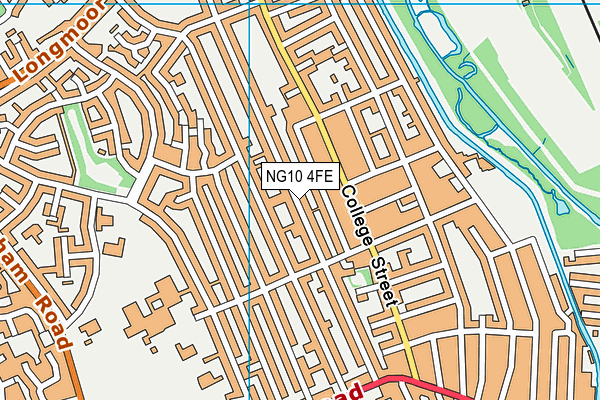 NG10 4FE map - OS VectorMap District (Ordnance Survey)