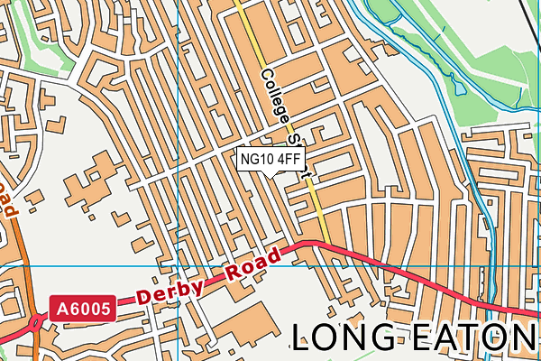 NG10 4FF map - OS VectorMap District (Ordnance Survey)