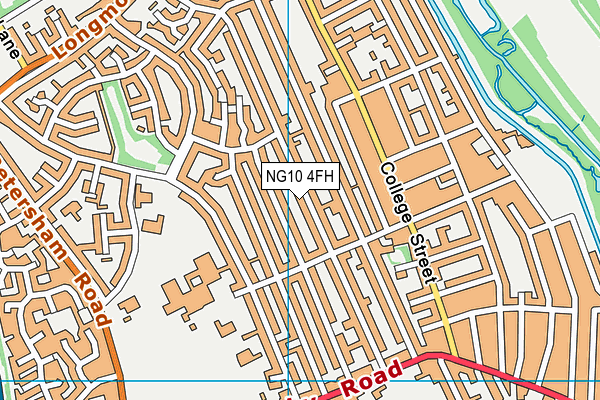 NG10 4FH map - OS VectorMap District (Ordnance Survey)