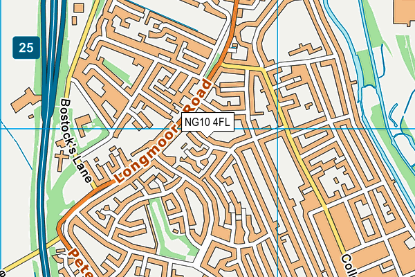 NG10 4FL map - OS VectorMap District (Ordnance Survey)