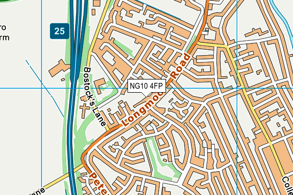 NG10 4FP map - OS VectorMap District (Ordnance Survey)