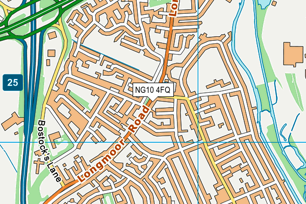 NG10 4FQ map - OS VectorMap District (Ordnance Survey)