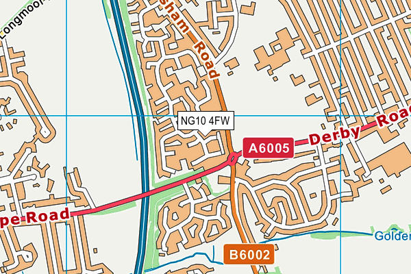 NG10 4FW map - OS VectorMap District (Ordnance Survey)