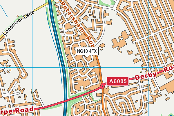 NG10 4FX map - OS VectorMap District (Ordnance Survey)