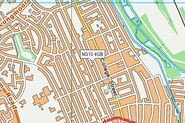 NG10 4GB map - OS VectorMap District (Ordnance Survey)