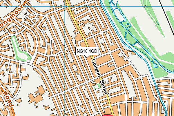 NG10 4GD map - OS VectorMap District (Ordnance Survey)