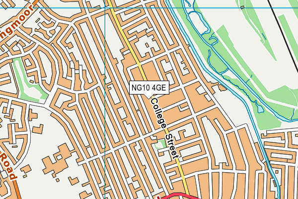 NG10 4GE map - OS VectorMap District (Ordnance Survey)
