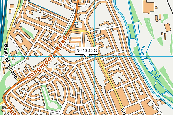 NG10 4GG map - OS VectorMap District (Ordnance Survey)