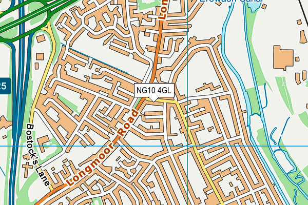 NG10 4GL map - OS VectorMap District (Ordnance Survey)