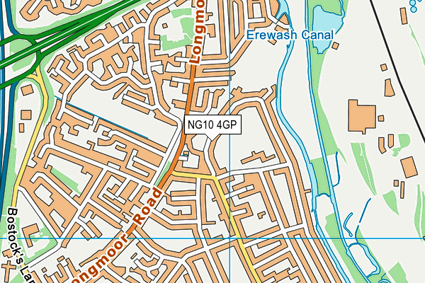 NG10 4GP map - OS VectorMap District (Ordnance Survey)