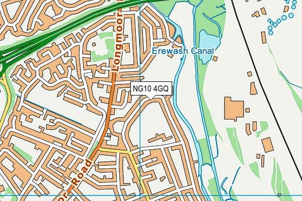 NG10 4GQ map - OS VectorMap District (Ordnance Survey)