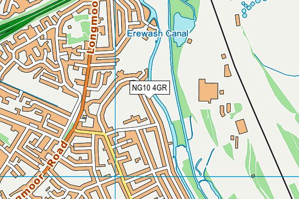 NG10 4GR map - OS VectorMap District (Ordnance Survey)
