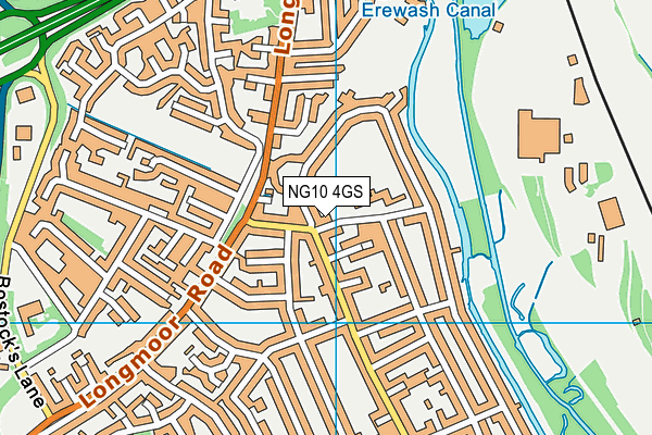 NG10 4GS map - OS VectorMap District (Ordnance Survey)